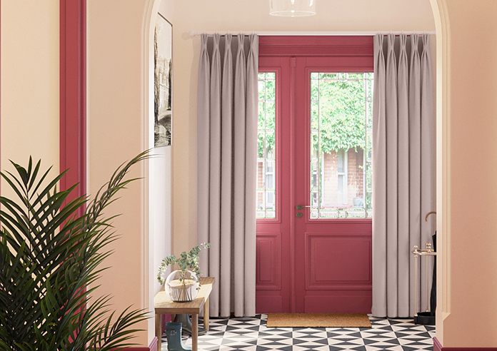 Menton, Dusted Pink - Made to Measure Curtains - Image 3